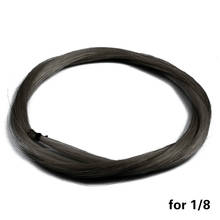 1 Hank Black Horsehair Genuine Mongolian Horse Hair For Violin Viola Cello Bass Bow Horse Tail 1/8 Size Violin Bow Hair 2024 - buy cheap