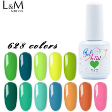 12 pcs Free shipping wholesale soak off Nail ge polish uv set  (10colors+1base gel+1top gel) Hot sales gel 2024 - buy cheap