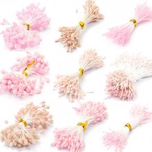 Serie de flores articuladas románticas de Color rosa, estambre de rosa de 1mm/3mm/5mm para decoración de pasteles/manualidades/Flor de nailon, accesorios de regalo DIY 2024 - compra barato