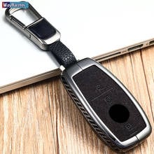 Car Key Case Cover Shell Carbon Fiber Protective Bag For Mercedes Benz A C E S GLC GLE GLS CLS Class 2020 W177 W205 W213 G63 2024 - buy cheap