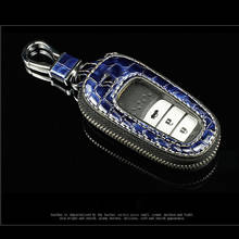Leather Zipped Bag Car Key Chain Ring Keychain luxury unisex key for Honda Toyota kIa Nissan Chevrolet Mazda Ford Peugeot 2024 - buy cheap