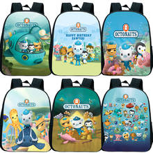 Детский рюкзак Octonauts для детского сада, мультяшный ранец для мальчиков и девочек, Подарочная сумка для начальной школы 2024 - купить недорого