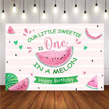 Cenário melancia para decoração de festa, primeiro aniversário, foto, fundo, melão 2024 - compre barato