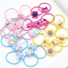 5pcs/set Colorful Cute Elastic Hair Bands For Girls Hair Rubber band Ponytail Holder Scrunchies Hair Accessories wholesale 2024 - buy cheap