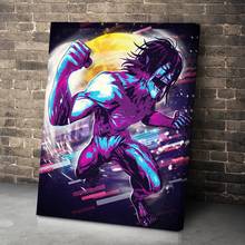 Modern Wall Art Attack on Titan Japan Anime Canvas Painting Home Decor Eren Jaeger Poster Living Room Modular Pictures Framework 2024 - buy cheap