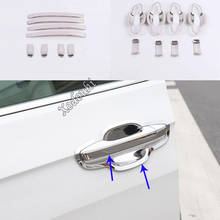 For Volkswagen VW T-cross Tcross 2018 2019 2020 Car Body Styling Trim External Door Handle Holder Bowl Stick Frame Panel Parts 2024 - buy cheap