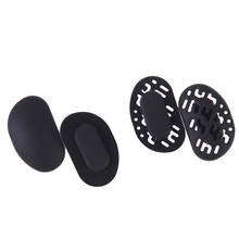 4pcs/lot 2 Styles Hollow Out Breathable Comfortable Glasses Nose Pads Anti-Slip Black Silicone Sunglasses Soft Nose Pads 2024 - buy cheap
