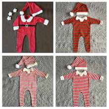 Don & Judy-gorro + Pelele de fotografía para recién nacidos, accesorios para sesión de estudio de Santa Claus, Navidad, 2019 2024 - compra barato