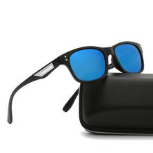2020 moda polarizada óculos de sol das mulheres dos homens design da marca condução quadrado quadro óculos de sol masculino óculos de sol polaroid uv400 2024 - compre barato