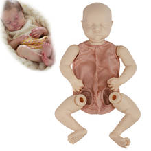 Кукла реборн Реалистичная, 20 дюймов, виниловый комплект кукол для новорожденных, неокрашенные необработанные детали, Набор для творчества 2024 - купить недорого