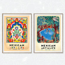 Mexican Art and Life Exhibition Poster Canvas Prints Mexico 1938 Magazine Cover Art Painting Wall Picture Living Room Home Decor 2024 - buy cheap