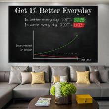 Preto motivacional cartaz e impressões moderno e minimalista inspirador pintura em tela parede arte escritório casa decorativo fotos 2024 - compre barato