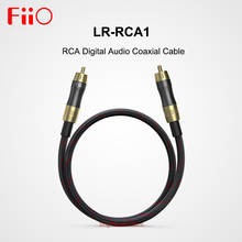 Fiio LR-RCA1 RCA цифровой аудио коаксиальный кабель 50 см позолоченный матовый RCA штекер для BTA30 K5 PRO LR RCA1 2024 - купить недорого