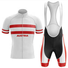Kits de ciclismo áustria, uniforme de ciclismo para o verão, conjunto de camisa para bicicleta de estrada, roupas de bicicleta respiráveis, mtb 2024 - compre barato