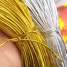 10 Meters 1mm 1.5mm Gold Silver Elastic Beading Line Quality Round Elastic Rope Rubber Waist Cord For DIY Sewing Accessories 2024 - buy cheap