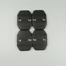 Black Car Door Lock Buckle Covers Trim 4Pcs For Mercedes Benz A E B C M S SL Class CLA GLA GLK GLA GLE GL GLC ABS 2024 - buy cheap