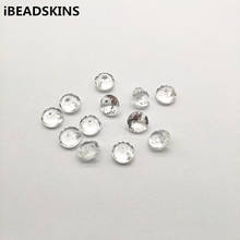 New arrival! 10mm (Side Hole ) Clear Acrylic Imitating rhinestone shape beads for Necklace,Earrings parts,hand Made Jewelry DIY 2024 - buy cheap