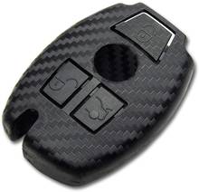 Carbon Fiber  Key Fob Case for MERCEDES BENZ A B C CLA CLS E G GL GLA GLC GLE GLK GLS GT M R S SL SLC SLK SLS CLASS 2024 - buy cheap