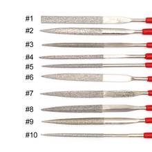10pcs/set 14cm Electroplated Diamond File Diamond Needle File Kit Handy Tools For Ceramic Glass Gem Stone Hobbies And Crafts 2024 - buy cheap