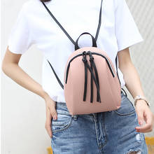 Small Backpack Women Leather Shoulder Bag 2021 Summer Multi-Function Mini Backpacks Female School Bagpack Bag For Teenage Grils 2024 - buy cheap