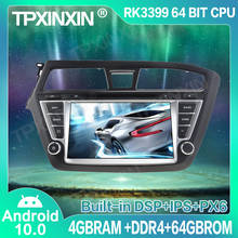 4 + 64G Android 10,0 для Hyundai I20 2014 -2018 автомобильный радиоприемник с навигацией GPS плейер автомобильный мультимедийный плеер головное устройство ленты Регистраторы IPS 2024 - купить недорого