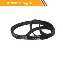 HTD5M Closed loop Timing Belt Length 1290/1295/1300/1320/1400/1420mm Transmission Belt 10/15/20/25/30mm Belt Width Rubber Belt 2024 - buy cheap