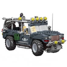 Brinquedo de blocos de construção para crianças, série militar segunda guerra mundial, veículo off-road, figura de soldado 2024 - compre barato