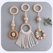 3Pcs/Set Nordic Baby Gym Frame Pendants Kids Room Decoration Gifts Wooden Clothes Rack Hanging Play Toys 2024 - buy cheap