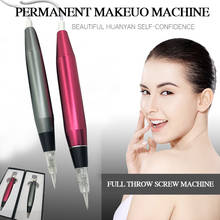 Professional Tattoo Pen Machine for Permanent Makeup Eyebrow Lip Contour Pen Beauty Art Tattoo Gun with Cartridge Needles new 2024 - buy cheap
