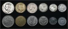 1 комплект из 6 предметов, европейские оригинальные монеты, редкая памятная серия, 100% реальный Европейский случайный год 2024 - купить недорого
