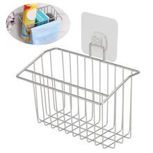 Stainless Steel Shelf Kitchen Sink Filter Mesh Basket Bathroom Wall-mounted Drain Rack Kitchen Soap Sponge Shelf 2024 - buy cheap