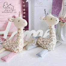 Luxury Multi-textured Giraffe Stuffed Soft Toys for Newborn Baby-Infant Appease Animal Cloth Doll 21cm 2024 - buy cheap