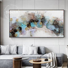 Enfeite de tinta estilo nórdico para decoração de casa, quadros modernos para sala de estar, arte na parede, posteres hd, pintura a óleo em tela 2024 - compre barato