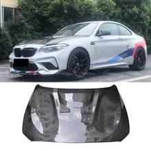 Capô do motor dianteiro, em fibra de carbono, para bmw f87, m2, m2c, kit com cobertura de corpo, 2015 2024 - compre barato