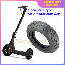 Durable Tire 10x2.50M for Ninebot Max G30 Scooter Tyre Solid Tires Shock Absorber Non-Pneumatic Tyre Damping Rubber Tyres Wheel 2024 - buy cheap