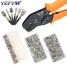 2.8/4.8/6.3mm Crimp Terminals Insulated Male and Female Wire Connector Electrical With SN-48B Crimping Pliers Tools Kit 2024 - купить недорого