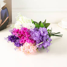 Promoção simulação de jacinto de 1 peça/5 cabeças, violeta de hyacinto, decoração interna, adereços de fotografia, decoração de casamento artificial 2024 - compre barato