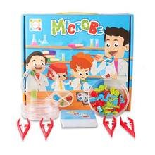 Crianças fingir jogar ciência micróbios laboratório experimento educação brinquedo auxiliares de ensino novo 2024 - compre barato