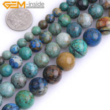 Natural Stone AA Green Chrysocolla Round Loose Spacer Accessorries Beads For Jewelry Making Strand 15 inch 6mm 8mm 10mm 12mm 2024 - buy cheap
