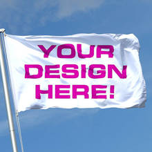 Bandera personalizada de 45x150cm, cartel Digital y arandelas de latón, logotipo de la empresa, deportes, Club al aire libre 2024 - compra barato