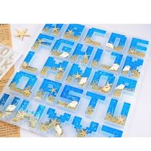 Pixel Letters Mold Alphabet Pendant UV Resin Silicone Mold Jewelry Making Tools 2024 - buy cheap