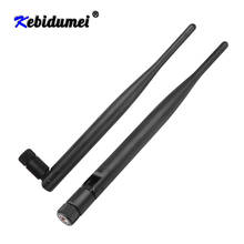kebidumei 2.4GHz 6dBi WiFi 2.4G antenna SMA Wireless Router WiFi Antenna For Mini PCI U.FL IPX to RP SMA Male Pigtail Cable 2024 - buy cheap