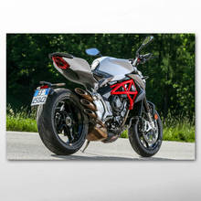 MV Agusta Brutale Muscle Motorcycle Superbike Hot Girl Model Wall Art Posters and Prints Canvas Painting For Room Decor 2024 - buy cheap