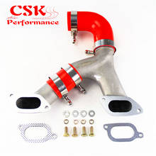 Kit de Y-PIPE de INTERCOOLER de montaje superior de aluminio, compatible con SUBARU IMPREZA WRX/STI GD/GG, 02-07, Rojo 2024 - compra barato