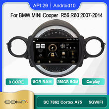 COHO For BMW MINI R56 R60 2007-2014 Android 10.0 Octa Core 8+256G Car Multimedia Player Stereo Receiver Radio 2024 - buy cheap