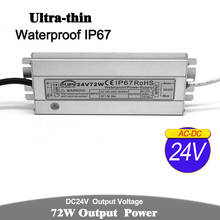 72W 3A 24V DC Power Supply IP67 Waterproof Transformers 100-240v AC DC24V Outdoor Power Adapter For Led Strip Light CCTV Monitor 2024 - buy cheap