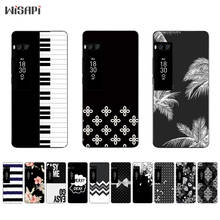 For Meizu Pro6 7 Plus Phone Case for Meizu MX4 Pro Silicone Shell Transparent for Meizu Pro5 Cover TPU Black & White Pattern 2024 - buy cheap