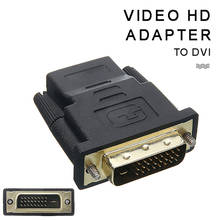 POHIKS-adaptador DVI macho a hembra de alta velocidad, conector chapado en oro de 5gbps para HDTV DVD, 24 + 1 Pines, 1 unidad 2024 - compra barato