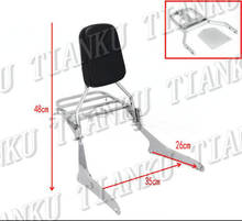 Высокое качество хромированная спинка Сисси Бар багажная стойка для Yamaha XVS1300A Midnight Star XVS1300CA Stryker 2024 - купить недорого