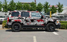 Graphics Red Black Grey Camo Vinyl Wrap Sheet Camouflage Film For Vehicle Truck Car Wrap Foil Sticker 2024 - buy cheap